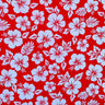 Hibiscus Flower Polyester Fabric - Tropical Floral Print, 60" Width (1 Yard)