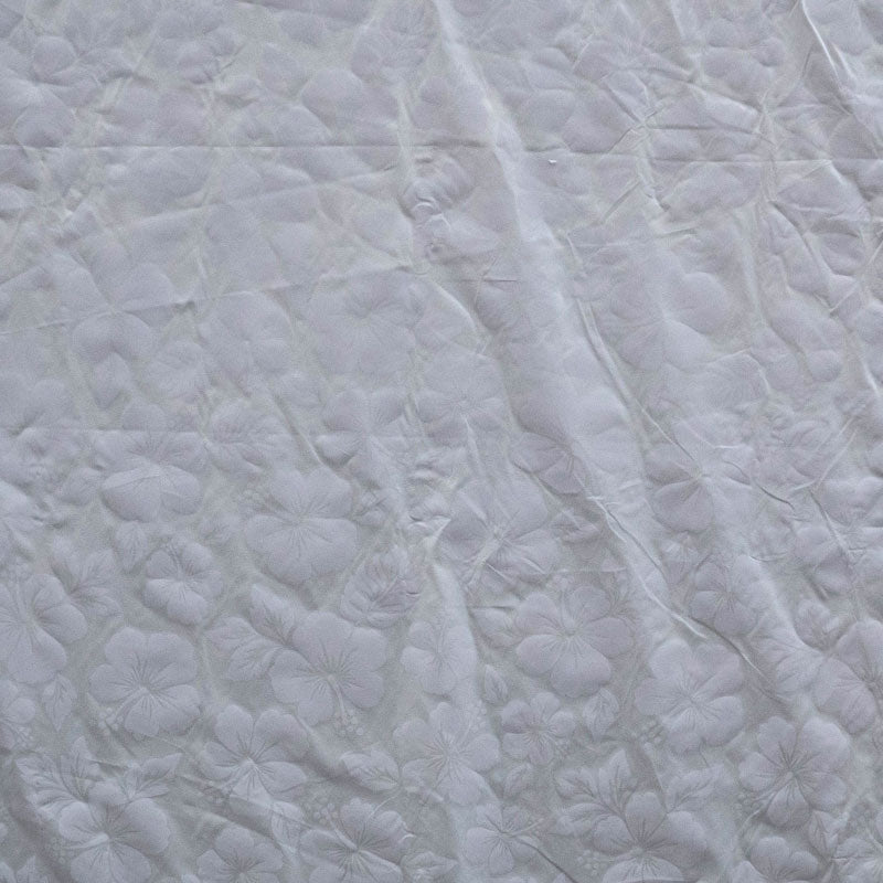 Polyester Hibiscus Flower Fabric