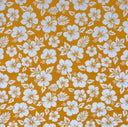 Hibiscus Flower Polyester Fabric - Tropical Floral Print, 60" Width (1 Yard)