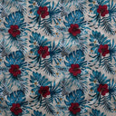 Polyester Fabric Hibiscus Monstera Palm Leaves