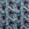 Hibiscus Monstera Palm Leaves Polyester Fabric - Tropical Hibiscus Monstera Palm Leaves, 60" Width (1 Yard)