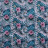 Hibiscus Monstera Palm Leaves Polyester Fabric - Tropical Leaf Print, 60" Width (1 Yard)