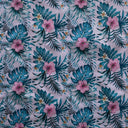 Polyester Fabric Hibiscus Monstera Palm Leaves