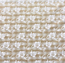 Hibiscus Palaka Cotton Fabric - Hibiscus Floral Palaka Check, 45" Width (1 Yard)