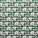 Hibiscus Palaka Cotton Fabric - Hibiscus Floral Palaka Check, 45" Width (1 Yard)