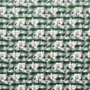 Hibiscus Palaka Cotton Fabric - Hibiscus Floral Palaka Check, 45" Width (1 Yard)