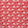 Hibiscus Palaka Cotton Fabric - Hibiscus Floral Palaka Check, 45" Width (1 Yard)