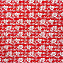 Hibiscus Palaka Cotton Fabric - Hibiscus Floral Palaka Check, 45" Width (1 Yard)