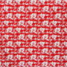 Hibiscus Palaka Cotton Fabric - Hibiscus Floral Palaka Check, 45" Width (1 Yard)