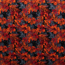 Cotton Barkcloth Hibiscus Palm Watercolor Fabric
