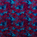 Cotton Barkcloth Hibiscus Palm Watercolor Fabric