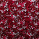 Cotton Barkcloth Hibiscus Palm Watercolor Fabric