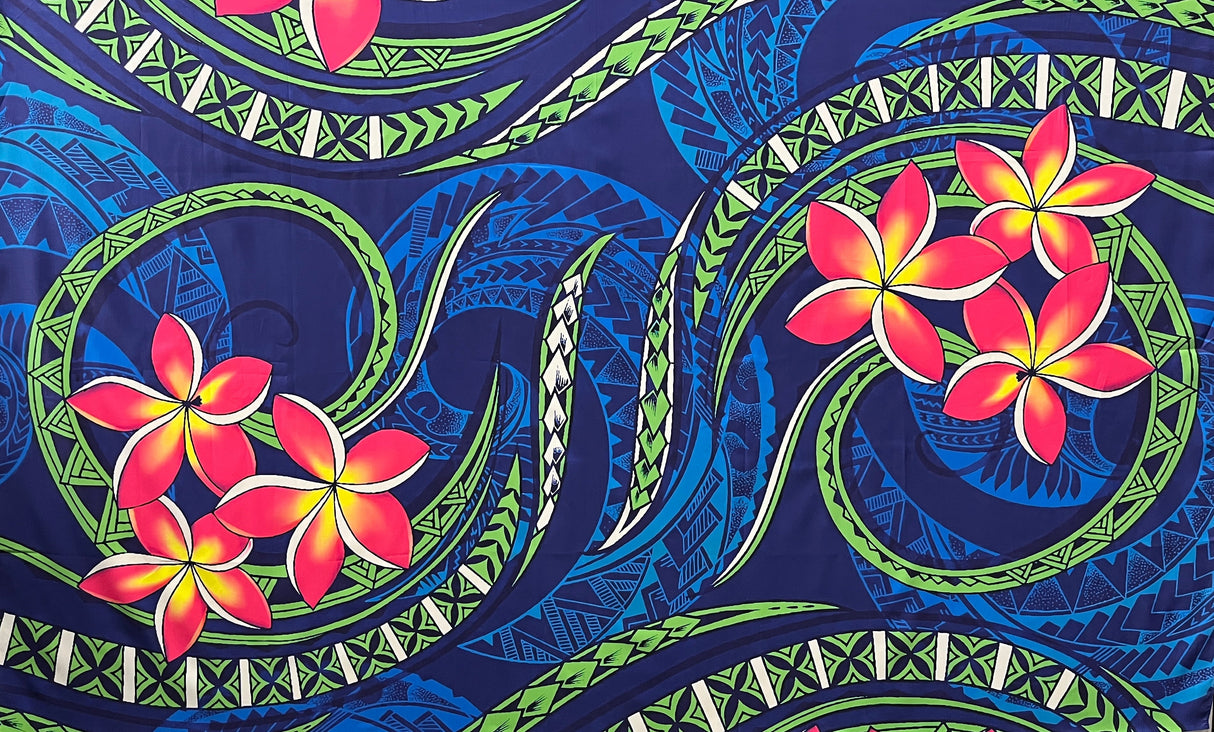 Polyester Sarong Hibiscus Plumeria Assortment