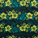 Polyester Fabric Hibiscus Plumeria Monstera Leaf Print