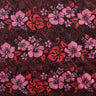 Hibiscus Plumeria Monstera Leaf Polyester Fabric - Tropical Floral Leaf Print, 60" Width (1 Yard)