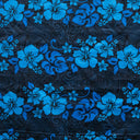 Polyester Fabric Hibiscus Plumeria Monstera Leaf Print