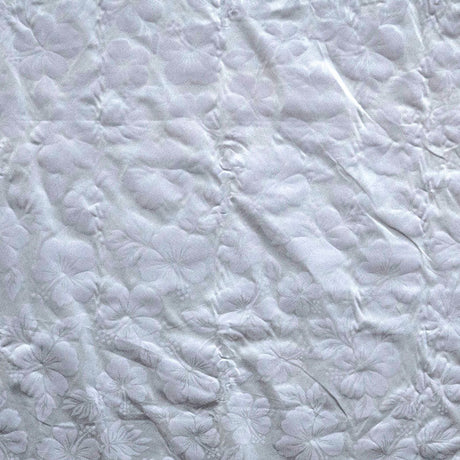 Polyester Fabric Hibiscus Plumeria Monstera Leaf Print