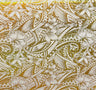 Polyester Foil Fabric Hibiscus Plumeria Polynesian Tattoo