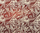 Polyester Foil Fabric Hibiscus Plumeria Polynesian Tattoo