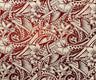 Polyester Foil Fabric Hibiscus Plumeria Polynesian Tattoo