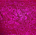 Polyester Foil Tropical Leaf Fabric