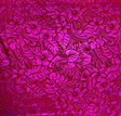 Hibiscus Plumeria Tiare Monstera Musa Acuminata Anthurium Leaves Printed Polyester Foil Fabric - Tropical Leaf Print, 36" X 60" (1 Yard)