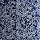 Polyester Foil Tropical Leaf Fabric