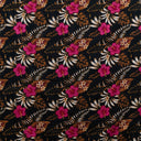Cotton Fabric Hibiscus Plumeria Tropical Leaves Print