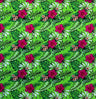 Cotton Fabric Hibiscus Plumeria Tropical Leaves Print