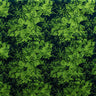Hibiscus Plumeria Tropical Leaves Cotton Light Barkcloth Fabric - Ivory, Green, Fuchsia, Orange, Turquoise & Purple, 36" X 45" (1 Yard)