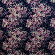 Hibiscus Plumeria Tropical Leaves Cotton Light Barkcloth Fabric - Hibiscus And Plumeria Floral Tropical Leaves Print, 36" X 45" (1 Yard)