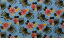 Cotton Tropical Upholstery Fabric Hibiscus Plumerias Palm & Elephant Ear Leaves