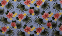 Cotton Tropical Upholstery Fabric Hibiscus Plumerias Palm & Elephant Ear Leaves