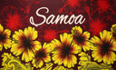 Polyester Sarong Hibiscus Samoa