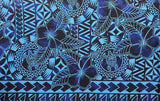 Hibiscus Sea Turtle Polyester Fabric - Hibiscus And Sea Turtle Print, 72" X 45" (1 Sarong)