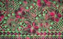 Polyester Sarong Hibiscus Sea Turtle