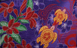 Hibiscus Tiare Turtle Sarong Polyester Fabric - Samoan Polynesian Border Print, 72" L x 45" W (1 Piece)