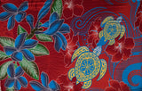 Polyester Sarong Hibiscus Tiare Turtle 72x45