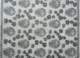Hibiscus Tonga Seal Lace Polyester Fabric - Hibiscus Tonga Seal Pattern, 50" Width (1 Yard)