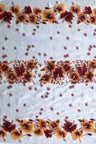 Polyester Hibiscus Triple Border Fabric