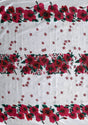 Hibiscus Triple Border Polyester Fabric - Hibiscus Floral Triple Border, 60" Width (1 Yard)