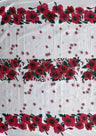 Hibiscus Triple Border Polyester Fabric - Hibiscus Floral Triple Border, 60" Width (1 Yard)