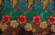 Hibiscus Turtle Assortment Sarong Polyester Fabric - Samoa Style Print, 72" L X 45" W (1 Piece)