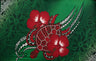 Hibiscus Turtle Tribal Assortment Polyester Fabric - Teal, Royal Blue, Green, Brown, Purple, Turtle Tribal Hibiscus Print, 72" X 45" (1 Piece)