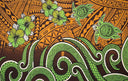 Polyester Sarong Hibiscus Turtles Waves