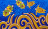 Polyester Sarong Hibiscus Turtles Waves