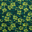 Polyester Fabric Hibiscus on Traditional Tapa Design