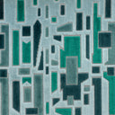 Geometric Cut Velvet Upholstery Fabric - High Society
