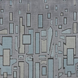 Geometric Cut Velvet Upholstery Fabric - High Society