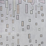 Geometric Cut Velvet Upholstery Fabric - High Society